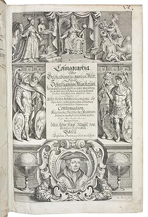 Bild des Verkufers fr Cosmographia, das ist: Beschreibung der gantzen Welt [.]. zum Verkauf von Antiquariat INLIBRIS Gilhofer Nfg. GmbH