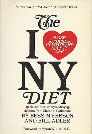 Seller image for I Love NY Diet for sale by Newhouse Books