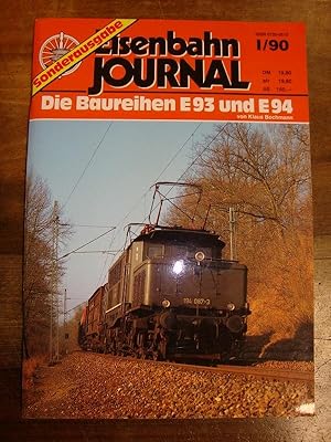 Eisenbahn JOURNAL Sonderausgabe I/90. Die Baureihen E 93 und E 94.