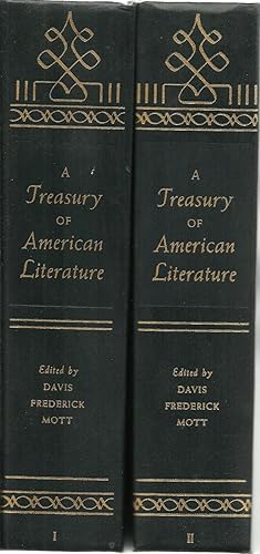 Imagen del vendedor de A Treasury of American Literature - 2 Volumes set a la venta por Sabra Books