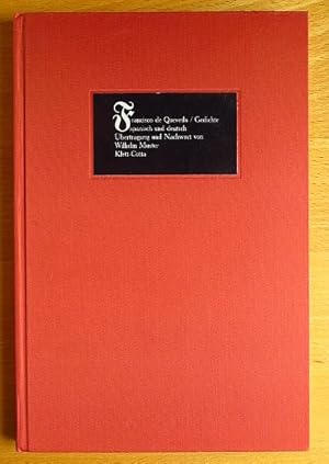 Gedichte. spanisch und deutsch. Übertragung und Nachwort von Wilhelm Muster