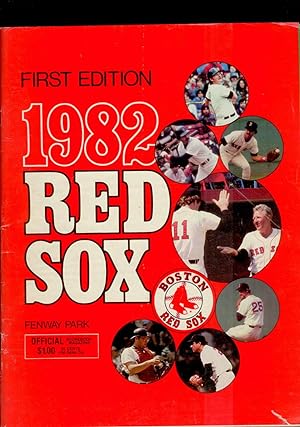 Bild des Verkufers fr Red Sox 1982 Official Scorebook Magazine zum Verkauf von Ramblin Rose Books