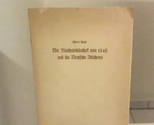 Bild des Verkufers fr Die Reichsbibliothek von 1848 und die Deutsche Bcherei. zum Verkauf von Zellibooks. Zentrallager Delbrck