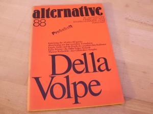 Seller image for alternative- Zeitschrift fr Literatur und Diskussion, Nummer 88. 16. Jahrgang Februar 1973: Galvano Della Volpe. for sale by Versandantiquariat Abendstunde