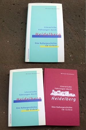 Bild des Verkufers fr Literarische Fhrungen durch Heidelberg. Eine Kulturgeschichte im Gehen. Mit 66 Textabbildungen, historischer Chronik, Personen- und Sachregister sowie Literaturhinweisen. Erstausgabe. zum Verkauf von Versandantiquariat Abendstunde