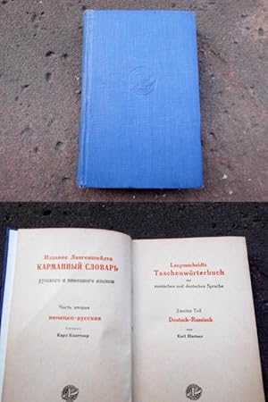 Bild des Verkufers fr Langenscheidts Taschenwrterbuch der russischen und deutschen Sprache. Zweiter Teil: Deutsch-Russisch. zum Verkauf von Versandantiquariat Abendstunde