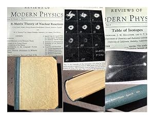 Bild des Verkufers fr Reviews of Modern Physics. Published for the American Physical Society by the American Institute of Physics Incorporated. Volume 30, 1958. zum Verkauf von Versandantiquariat Abendstunde