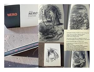 Seller image for Nero. Aus dem Lateinischen von Andre Lambert. Mit (26 Kohle-) Zeichnungen von Hans Fronius und einem Nachwort "Jener Nero, der eigentlich Hitler war" von Otto Breicha. Buchgestaltung von Brigitte und Hans Peter Willberg. for sale by Versandantiquariat Abendstunde