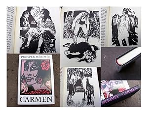 Seller image for Carmen. Aus dem Franzsischen bersetzt von Walter Widmer und Liselotte Ronte. Mit Illustrationen und in der Einbandgestaltung von Eduard Prssen. for sale by Versandantiquariat Abendstunde