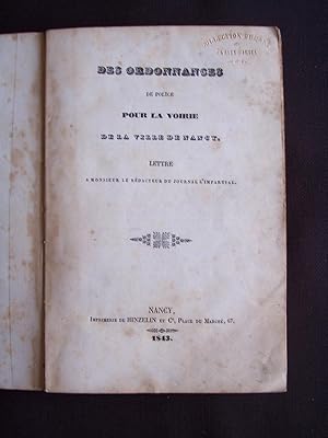 Des ordonnances de police pour la voirie de la ville de Nancy