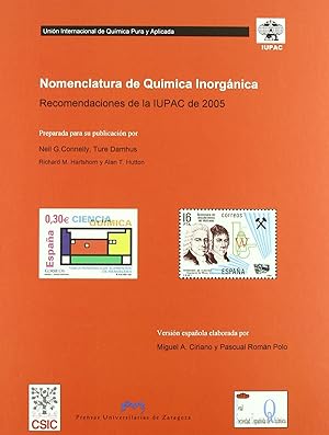 Nomenclatura de Química Inorgánica. Recomendaciones de la IUPAC de 2005.