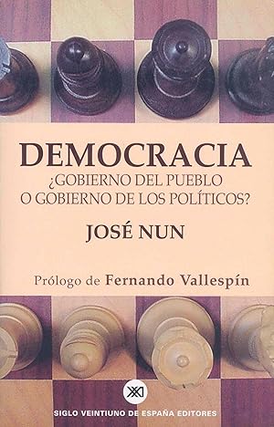 Seller image for Democracia Gobierno del pueblo o gobierno de los polticos? for sale by Imosver