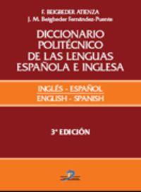 Imagen del vendedor de Diccionaro politecnico lengua espaol-ingles a la venta por Imosver