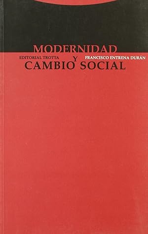 Imagen del vendedor de Modernidad y cambio social a la venta por Imosver