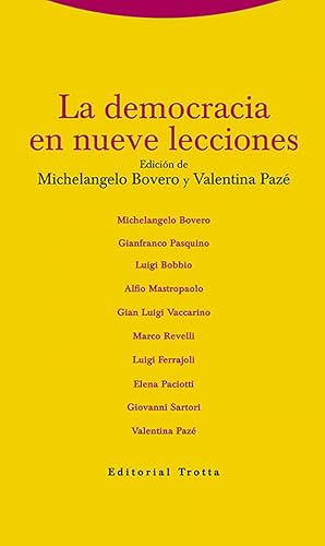 Seller image for La democracia en nueve lecciones for sale by Imosver