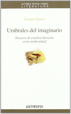Immagine del venditore per Umbrales del imaginario venduto da Imosver