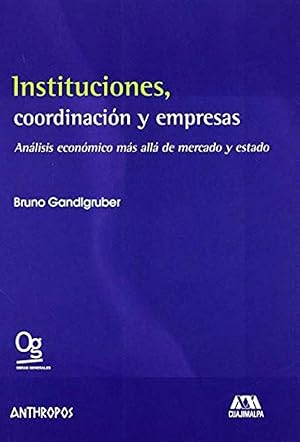 Seller image for Instituciones coordinacion y empresas for sale by Imosver