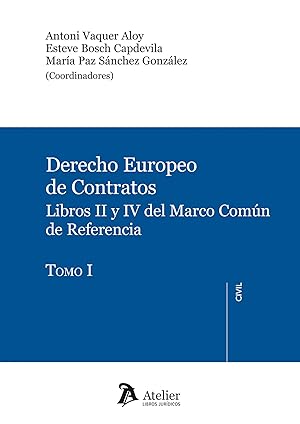 Imagen del vendedor de Derecho europeo de los contratos. a la venta por Imosver