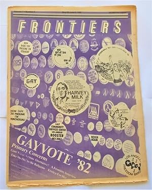 Frontiers (Vol. Volume 1 Number No. 2, May 20-June 3, 1982) Gay Newspaper Newsmagazine