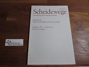 Seller image for Scheidewege. Jahresschrift fr skeptisches Denken. Jahrgang 9, Heft 1, 1. Quartal 1979 for sale by Antiquariat im Kaiserviertel | Wimbauer Buchversand