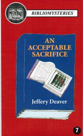 An Acceptable Sacrifice (BRAND NEW PRISTINE HARDCOVER COPY)--SIGNED & LIMITED EDITION OF ONLY 100...