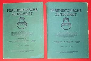 Imagen del vendedor de Praehistorische Zeitschrift. Bd. 5. 1913 in den Heften 1/2 und 3/4. a la venta por Antiquariat Liberarius - Frank Wechsler