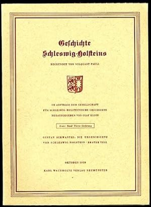 Immagine del venditore per Die Urgeschichte von Schleswig-Holstein. 1. Teil (nur) 4. Lieferung Geschichte Schleswig-Holsteins. Begrndet von Volquart Pauls. Hrsg. von Olaf Klose Bd. 1, Lieferung 4. venduto da Antiquariat Liberarius - Frank Wechsler