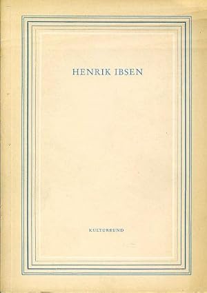 Henrik Ibsen. Zur 50. Wiederkehr seines Todestages am 23. Mai 1956.