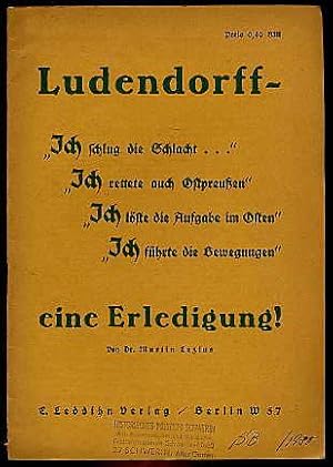 Ludendorff - eine Erledigung!