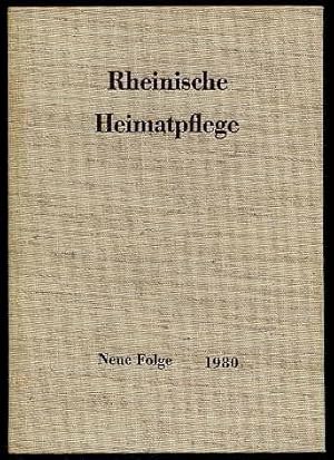 Bild des Verkufers fr Rheinische Heimatpflege. Neue Folge 17. Jg. 1980. zum Verkauf von Antiquariat Liberarius - Frank Wechsler