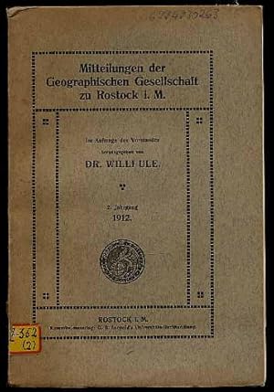 Mitteilungen der Geographischen Gesellschaft zu Rostock Jg. 2.