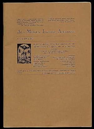 Bild des Verkufers fr Acta Museorum Italicorum Agriculturae 15. zum Verkauf von Antiquariat Liberarius - Frank Wechsler