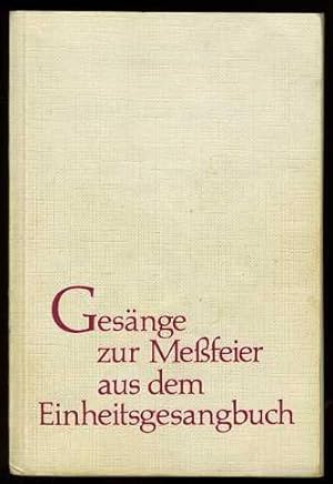 Bild des Verkufers fr Gesnge zur Messfeier. Vorauspublikation zum Einheitsgesangbuch. zum Verkauf von Antiquariat Liberarius - Frank Wechsler