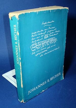 Johannes R. Becher zum Gedenken. 22. Mai 1891 bis 11. Oktober 1958.