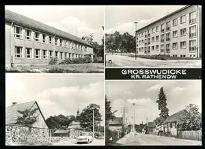 Grosswudicke Kr. Rathenow. Polytechnische Oberschule, Parkstraße, Am Kiesweg, Rathenower Straße.