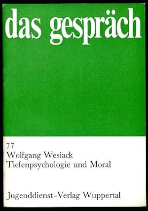 Seller image for Tiefenpsychologie und Moral. Das Gesprch Heft 77. for sale by Antiquariat Liberarius - Frank Wechsler