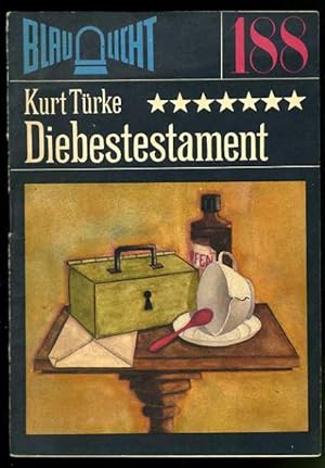 Seller image for Diebestestament. Kriminalerzhlung. Blaulicht 188. for sale by Antiquariat Liberarius - Frank Wechsler