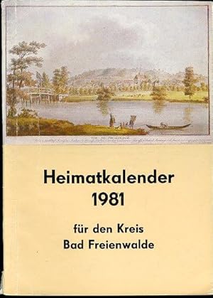 Heimatkalender für den Kreis Bad Freienwalde 25. 1981.