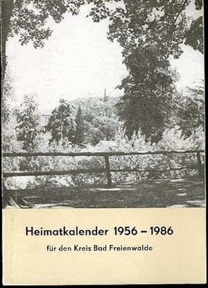 Heimatkalender für den Kreis Bad Freienwalde 30. 1986.