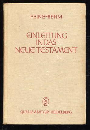Seller image for Einleitung in das Neue Testament for sale by Antiquariat Liberarius - Frank Wechsler