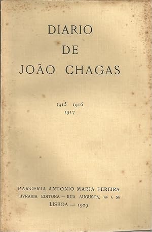 DIÁRIO DE JOÃO CHAGAS 1915 1916 1917