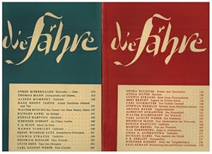 Die Fähre 2. Jahrgang. 1947 Hefte 1 - 12 in 12 Einzelheften (alles).