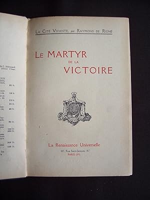 Le martyr de la victoire