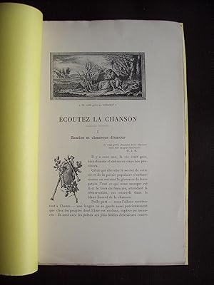 Image du vendeur pour Ecoutez la chanson mis en vente par Librairie Ancienne Zalc