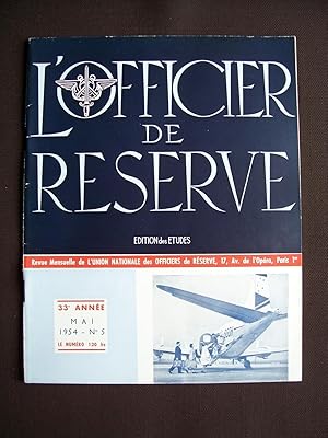 L'officier de réserve - N°5 1954