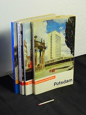 (Sammlung) Brockhaus-Stadtführer (4 Bände) - Hans-Joachim Giersberg / Hartmut Knitter: Potsdam + ...