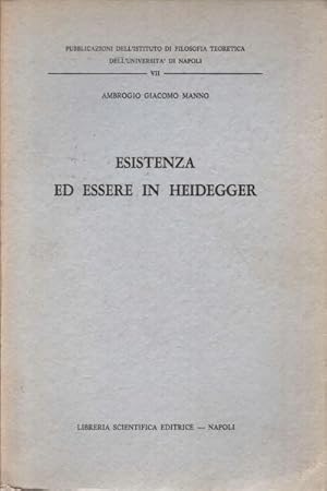 Seller image for Esistenza ed essere in Heidegger for sale by Di Mano in Mano Soc. Coop