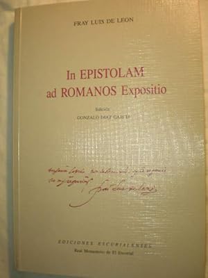 Imagen del vendedor de Mag. Luisii Legionensis Opera.Tomo X. In Epistolam ad Romanos Expositio ( Obras Completas X) a la venta por Librera Antonio Azorn