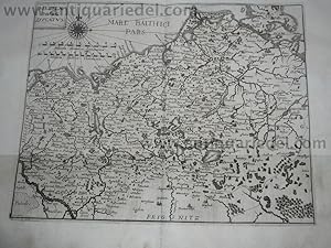 Mekelenburg, ducatus, Merian anno 1650 map