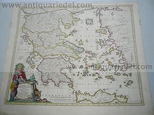 Greece,Asia Minor, Generalmap, anno 1690, Visscher N.
